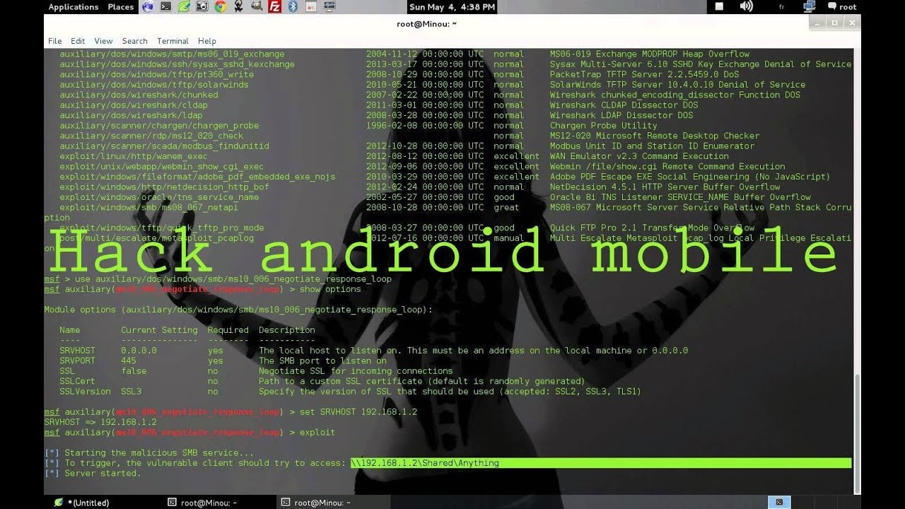 hack android kali linux